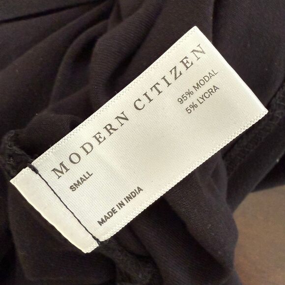 Modern Citizen Vero Tie-Front Long-Sleeve Dress Black $158 - Picture 7 of 8